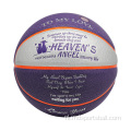 Aangepaste PU Luminous Glow Up Basketball